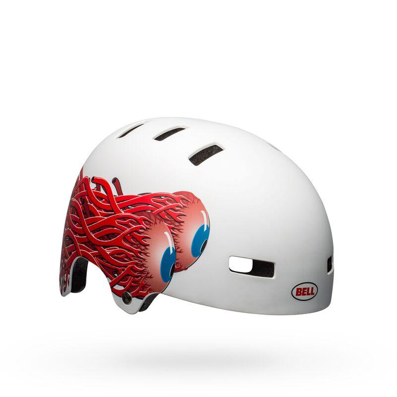 Bell Local BMX Helmet Matt White Eyes