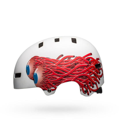 Bell Local BMX Helmet - Matt White Eyes