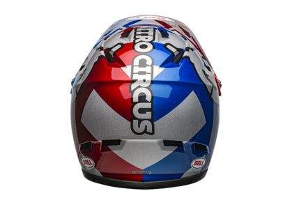 Bell Sanction Full Face Helmet - Nitro Circus - Gloss Silver-Blue-Red - 2019