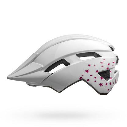 Bell Sidetrack II MIPS MTB Helmet - Child - White Stars