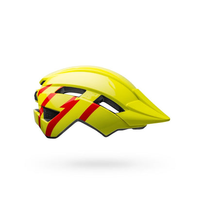 Bell Sidetrack II MTB Helmet - Child - Hi Viz-Red