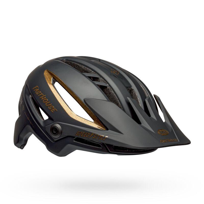 Bell Sixer MIPS MTB Helmet - Matt Gloss Black-Gold - 2021 Matt - Gloss Black - Gold Small 