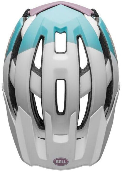 Bell Super Air MIPS MTB Helmet - Matt Gloss White-Purple - 2020