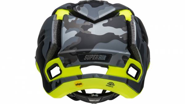 Bell Super Air Spherical MTB Helmet - Matt Camo-HiViz