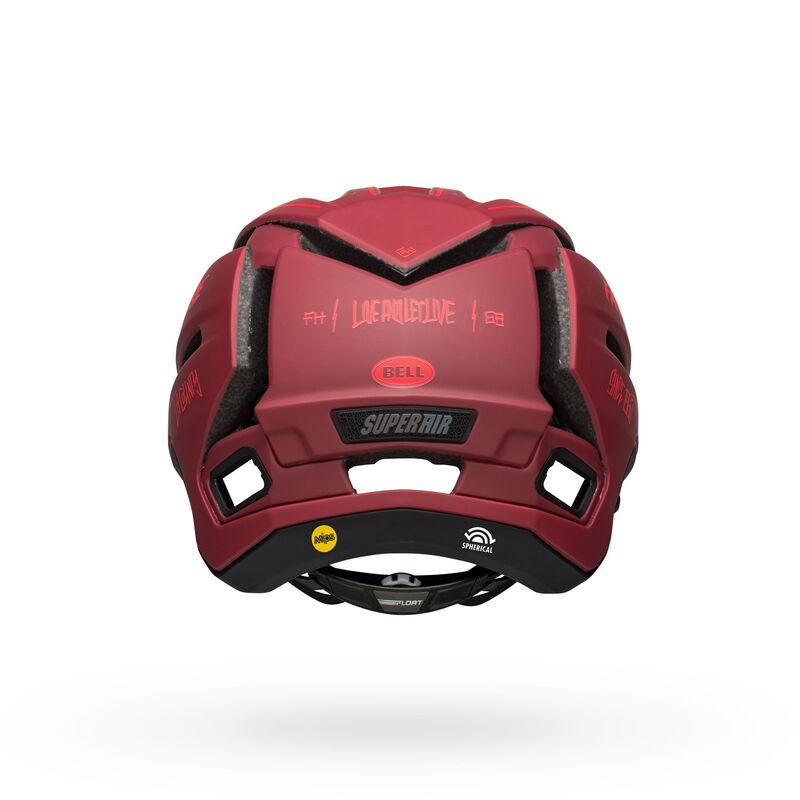 Bell Super Air MIPS MTB Helmet - Matt Red-Black