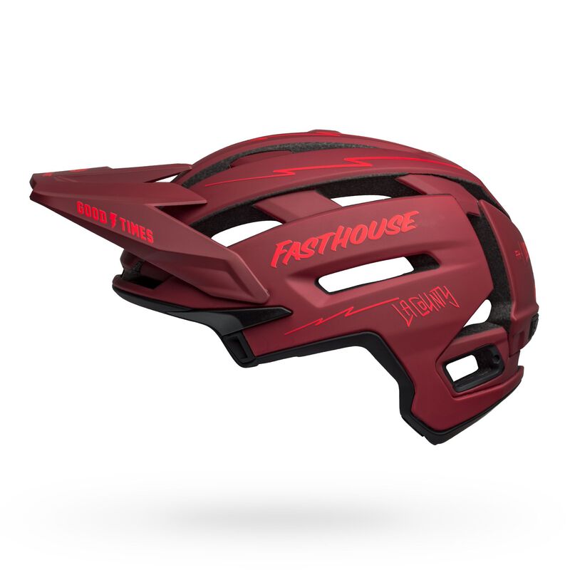 Bell Super Air MIPS MTB Helmet - Matt Red-Black