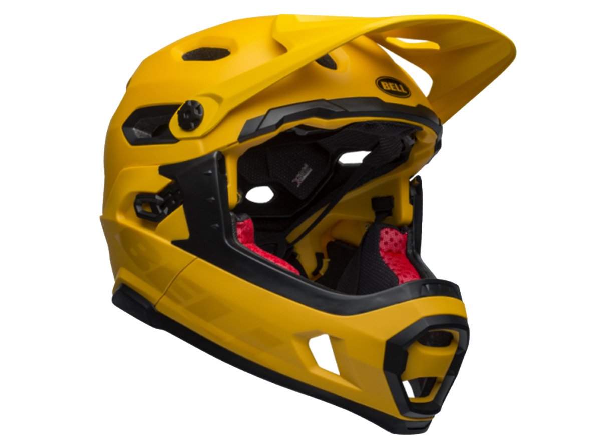 Bell Super DH MIPS Full Face Helmet - Matt Gloss Yellow Black Bell Super DH MIPS Full Face Helmet - Matt Gloss Yellow Black
