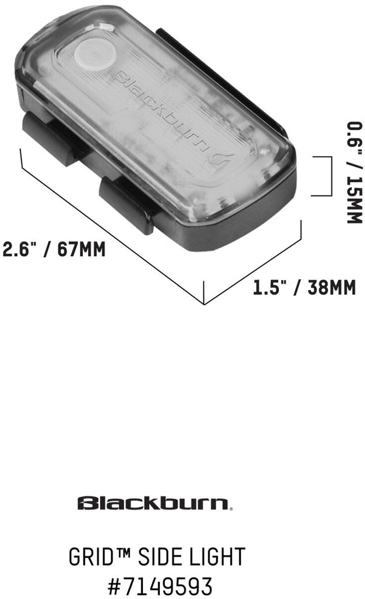 Blackburn Grid Side Light Set