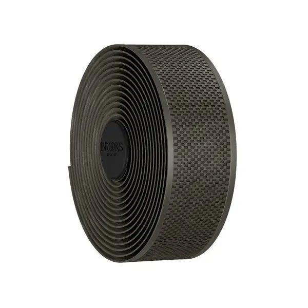 Brooks England Cambium Rubber Bar Tape - Mud Green