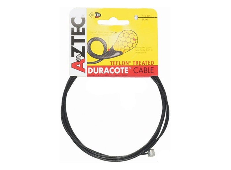 Aztec DuraCote Teflon Coated Brake Cable - Black Black 1800mm Road Brake