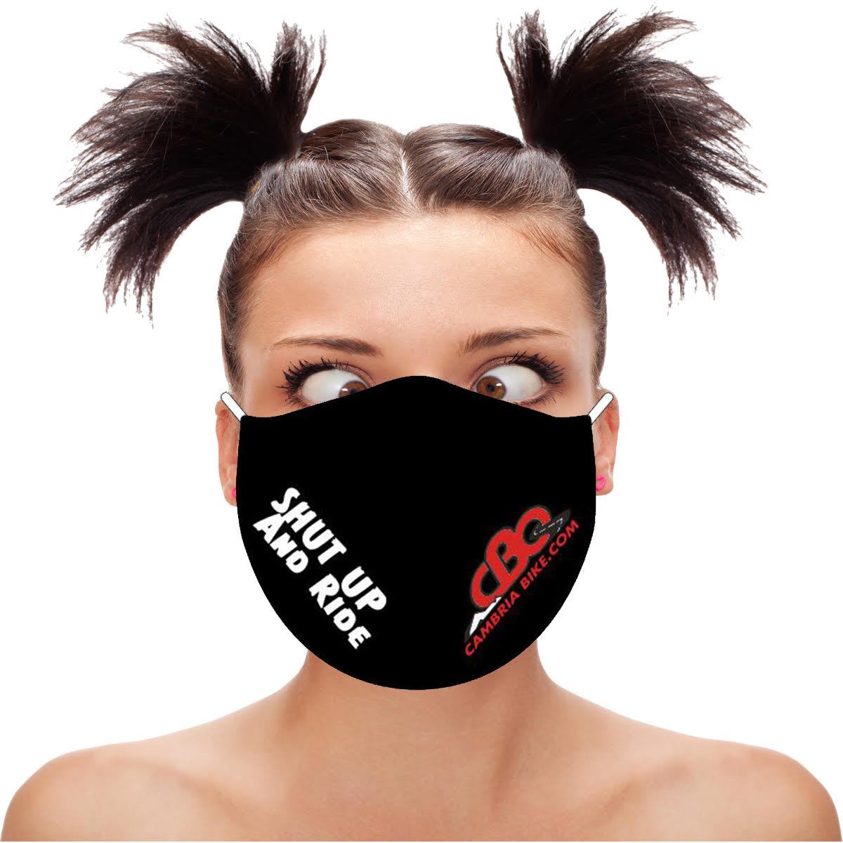 CBO Shut Up and Ride Face Mask - Black