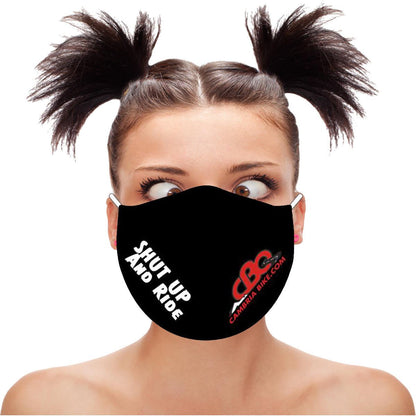 CBO Shut Up and Ride Face Mask - Black