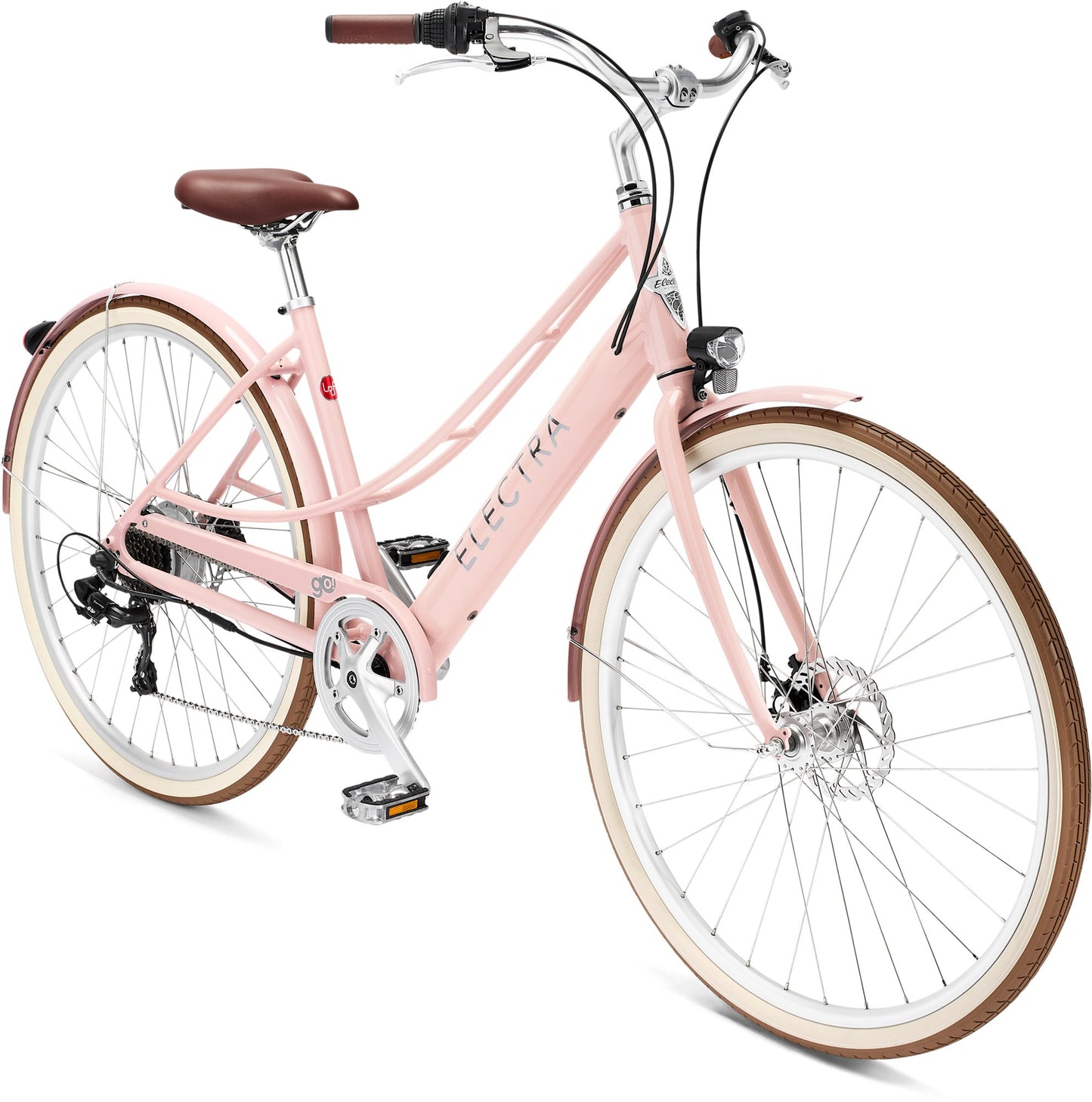 Electra Loft Go! 7D EQ Step-Thru 700c Bike - Cloud Pink