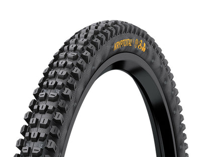 Continental Kryptotal-F 27.5" Folding DH Tire - Front Black 2.4" SuperSoft