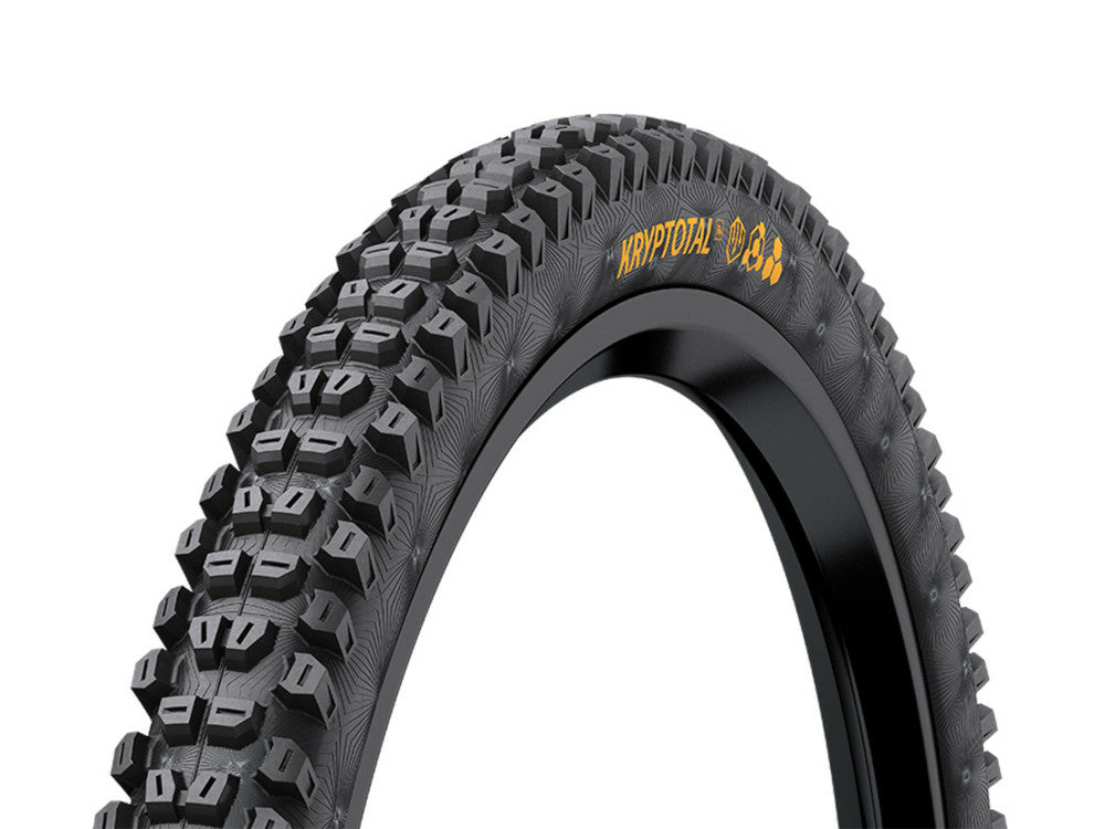 Continental Kryptotal-R 27.5" Folding DH Tire - Rear Black 2.4" SuperSoft