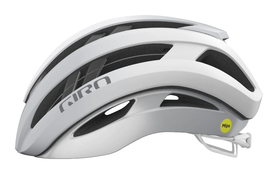 Giro Aries Spherical Road Helmet - Matt White - 2024