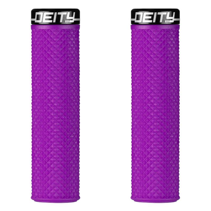 Deity Components Supracush Grips - Purple Purple  