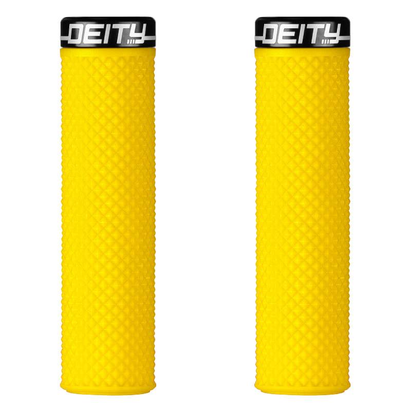 Deity Components Supracush Grips - Yellow Yellow  