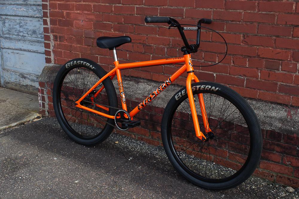 Eastern Growler 26" BMX Crusier - Orange-White Orange - White 22.5" 