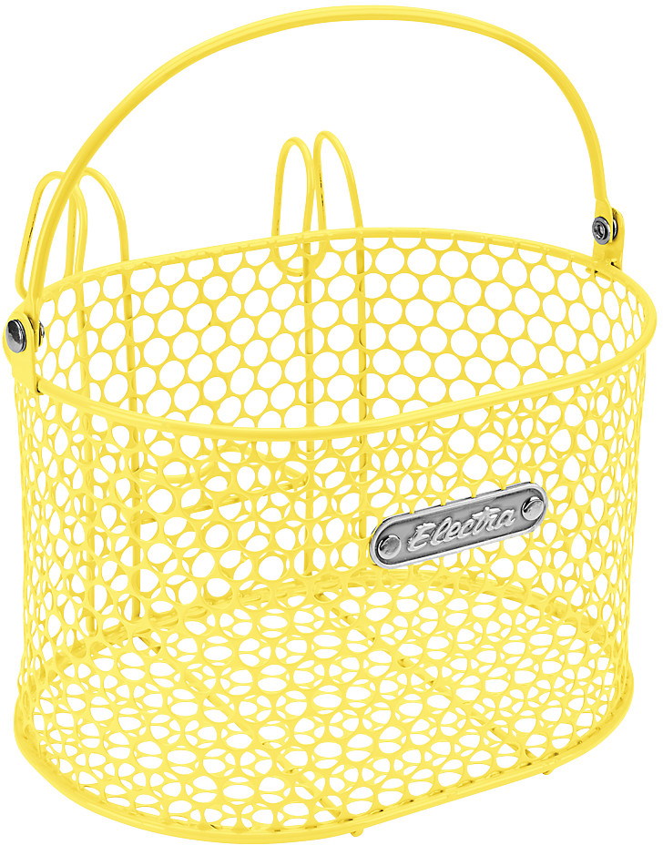 Electra Honeycomb Small Hook-Mounted Basket - Yellow Yellow  