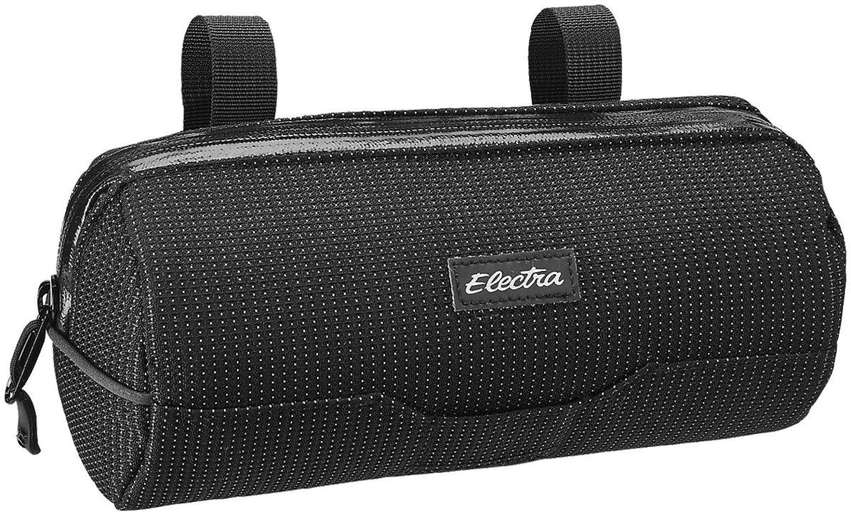 Electra Cylinder Handlebar Bag - Reflective Charcoal Reflective Charcoal 1L Capacity 