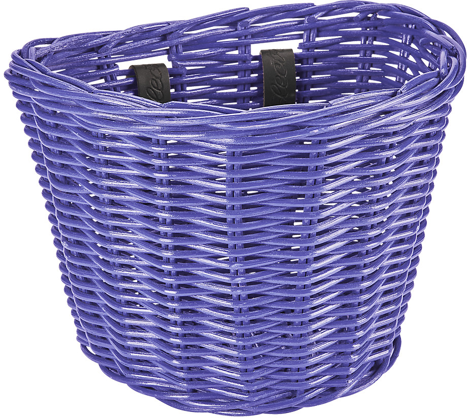 Electra Rattan Small Front Basket - Iris Purple Iris Purple  