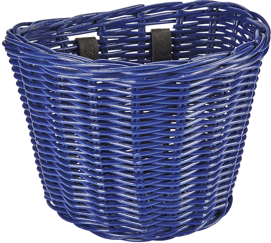 Electra Rattan Small Front Basket - Reflex Blue Reflex Blue  