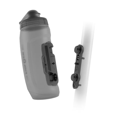Fidlock Twist Bottle 590 + Bike Base - 20oz - Smoke Smoke  