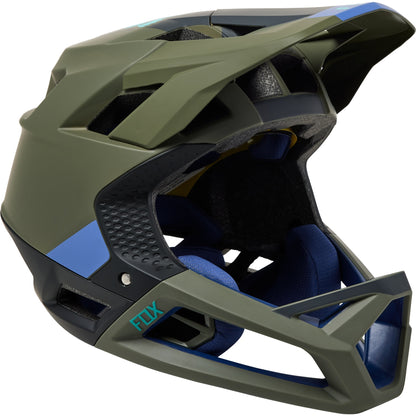 Fox Racing ProFrame Full Face Helmet - Blocked - Olive Green