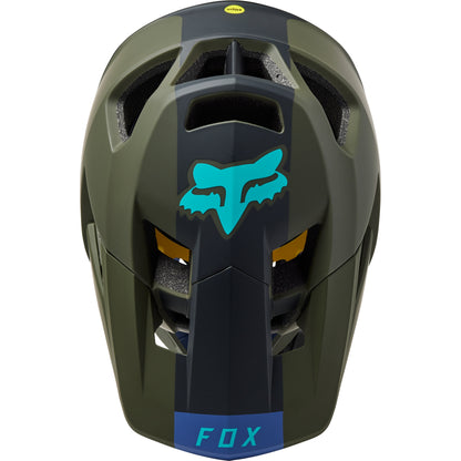 Fox Racing ProFrame Full Face Helmet - Blocked - Olive Green