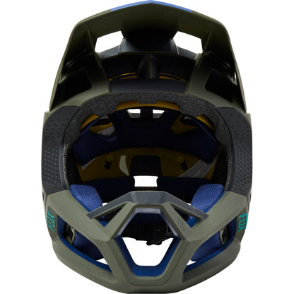 Fox Racing ProFrame Full Face Helmet - Blocked - Olive Green