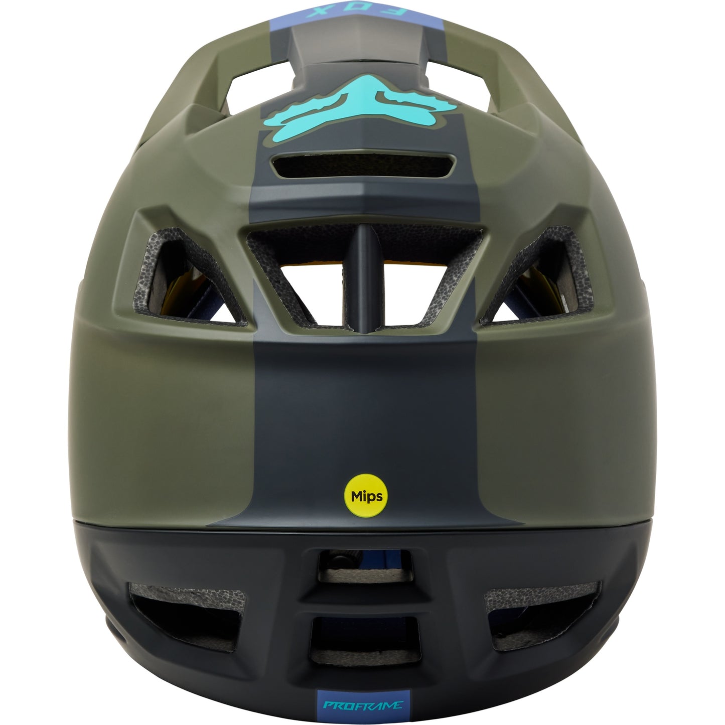 Fox Racing ProFrame Full Face Helmet - Blocked - Olive Green