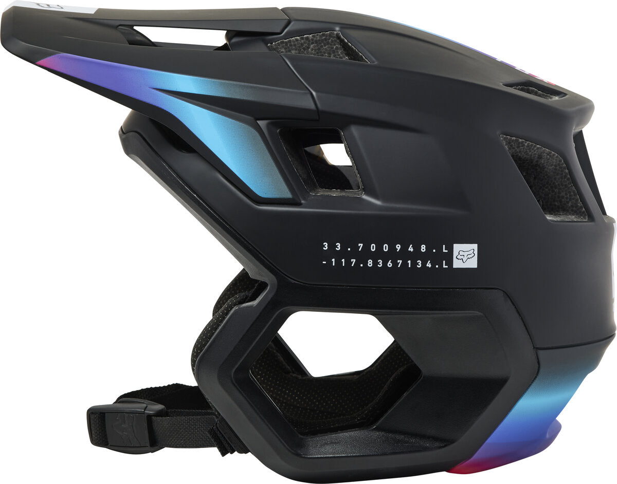 Fox Racing Dropframe Pro MTB Helmet - Lunar Capsule - Rtrn - Black