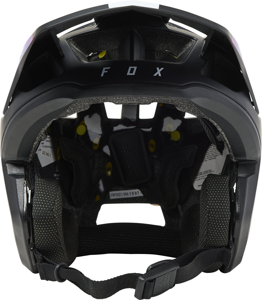 Fox Racing Dropframe Pro MTB Helmet - Lunar Capsule - Rtrn - Black - 2022