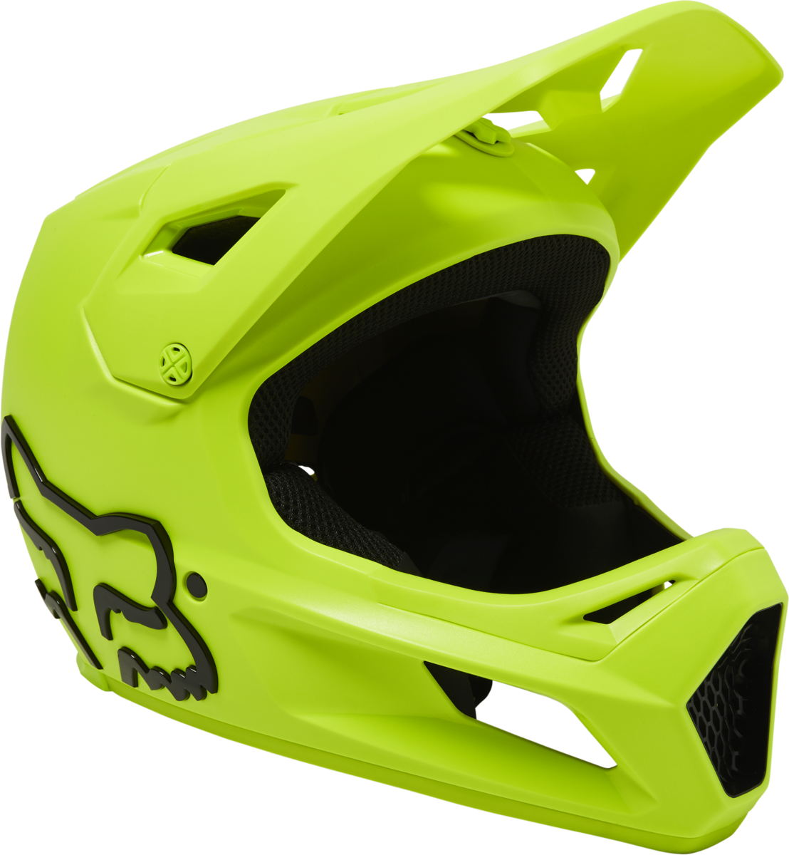 Fox Racing Rampage Full Face Helmet - Youth - Flo Yellow