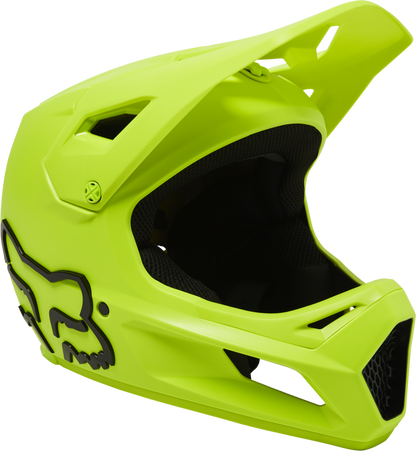 Fox Racing Rampage Full Face Helmet - Youth - Flo Yellow