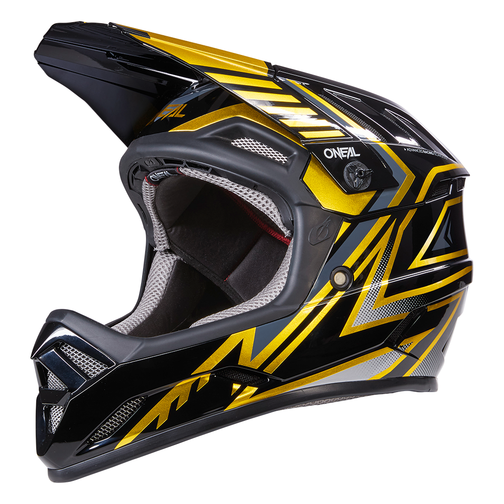 O'Neal Backflip Full Face Helmet - Knox - Black-Gold Black - Gold X-Small 