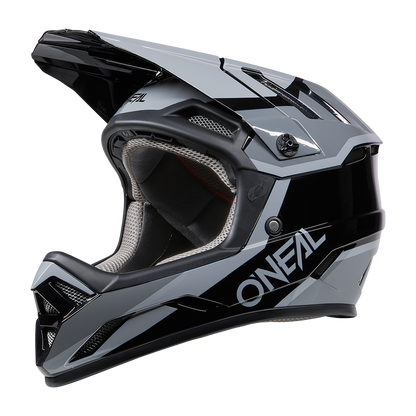 O'Neal Backflip Full Face Helmet - Strike - Black-Gray Black - Gray X-Small 