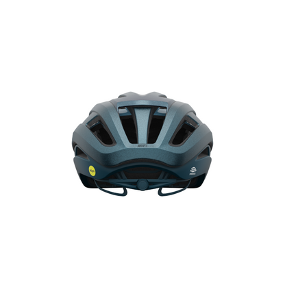 Giro Aries Spherical Road Helmet - Matt Ano Harbour Blue