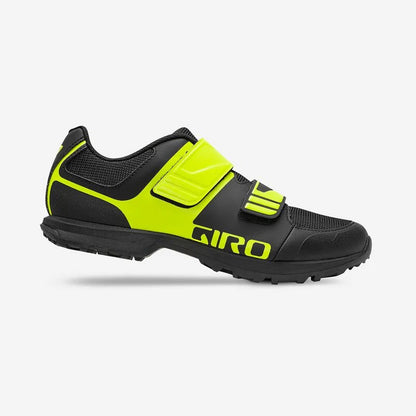 Giro Berm Clipless MTB Shoe - Black-Citron Green