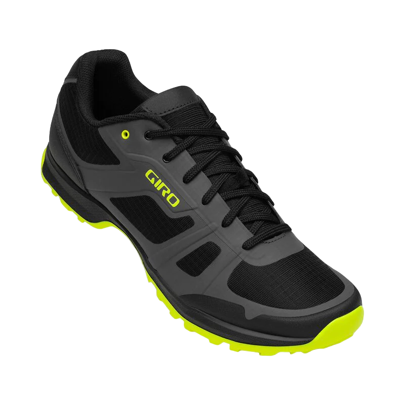 Giro Gauge MTB Shoe - Dark Shadow-Citron Green