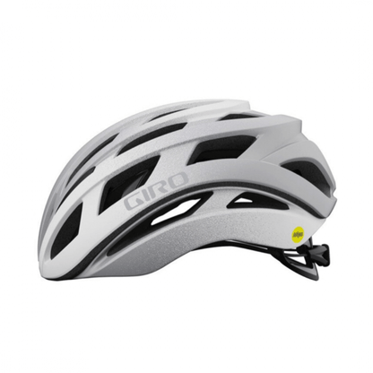 Giro Helios Spherical Road Helmet - Matt White-Silver - 2024