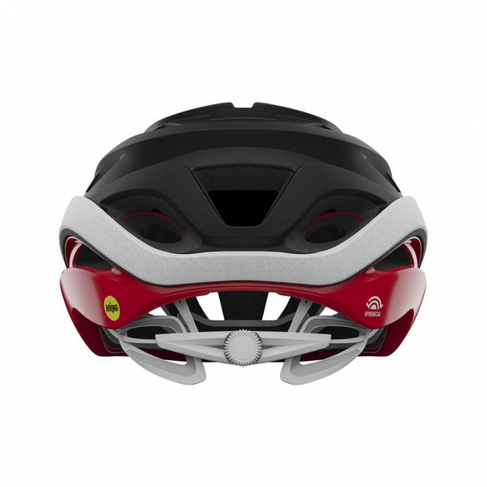 Giro Helios Spherical Road Helmet - Matt Black-Red - 2021