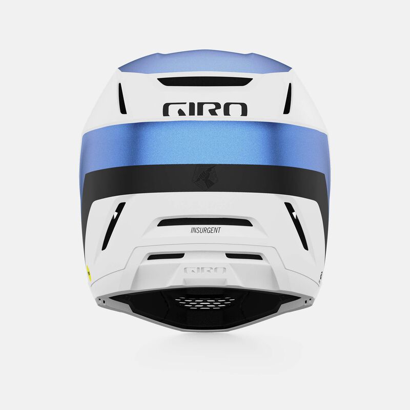 Giro Insurgent Spherical Full Face Helmet - Matt White-Ano Blue