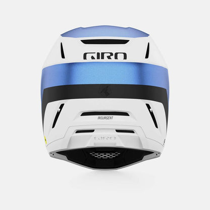 Giro Insurgent Spherical Full Face Helmet - Matt White-Ano Blue