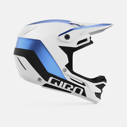 Giro Insurgent Spherical Full Face Helmet - Matt White-Ano Blue