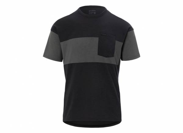 Giro Ride Short Sleeve MTB Jersey - Black-Charcoal Black - Charcoal Small 