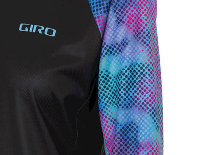 Giro Roust 3/4 Sleeve MTB Jersey - Womens - Black Chromadot