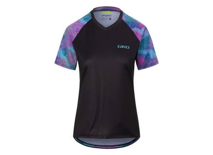 Giro Roust Short Sleeve MTB Jersey - Womens - Black Chromadot Black Chromadot X-Small 