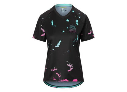 Giro Roust Short Sleeve MTB Jersey - Womens - Black Ice Dye Black Ice Dye X-Small 